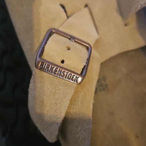 Birkenstock Boston Suede Clog Tan Women’s Size 10 / Men’s Size 8 - Picture 8 of 11